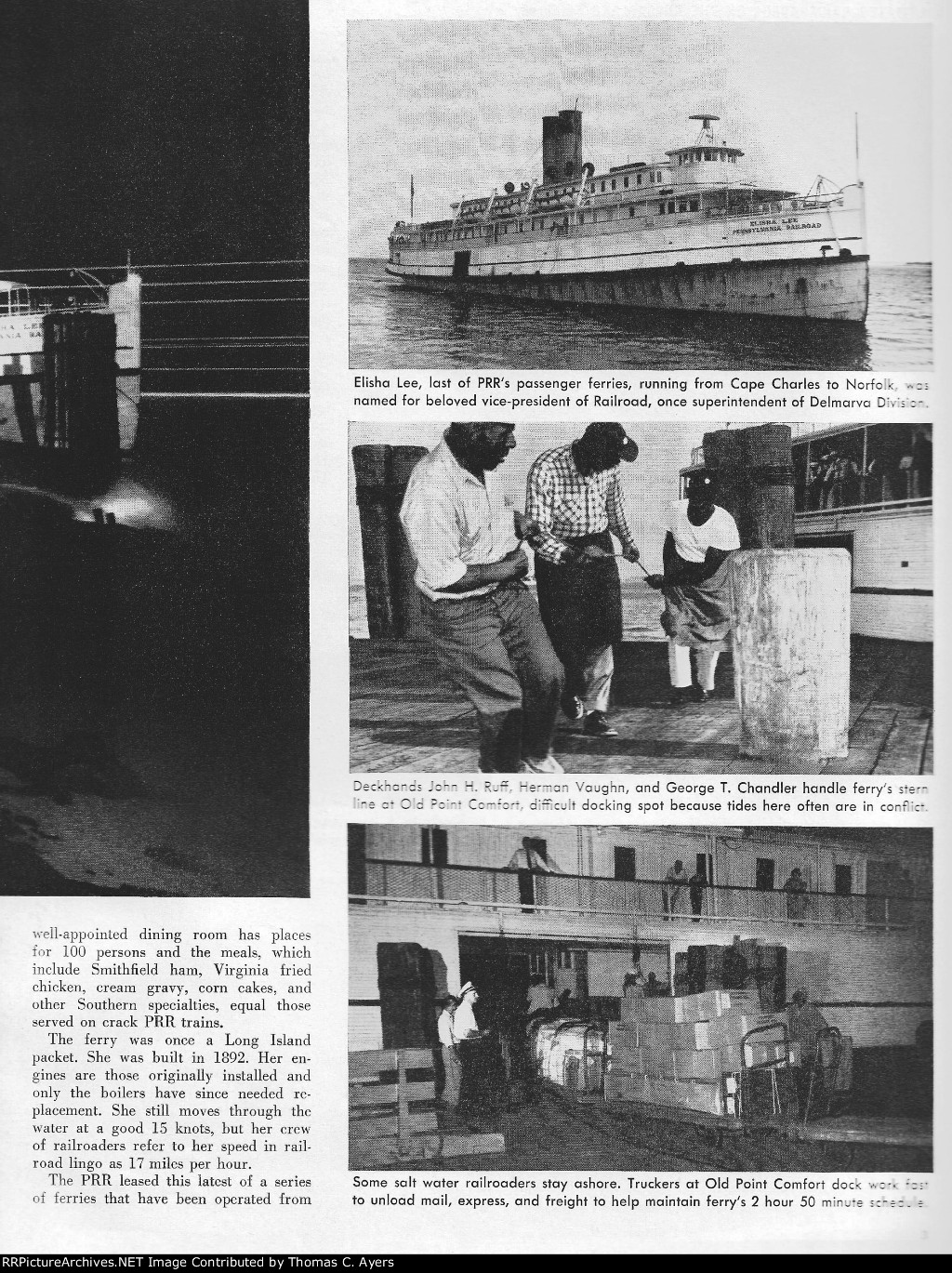 PRR "Salt Water Railroaders On The Chesapeake," Page 3, 1952